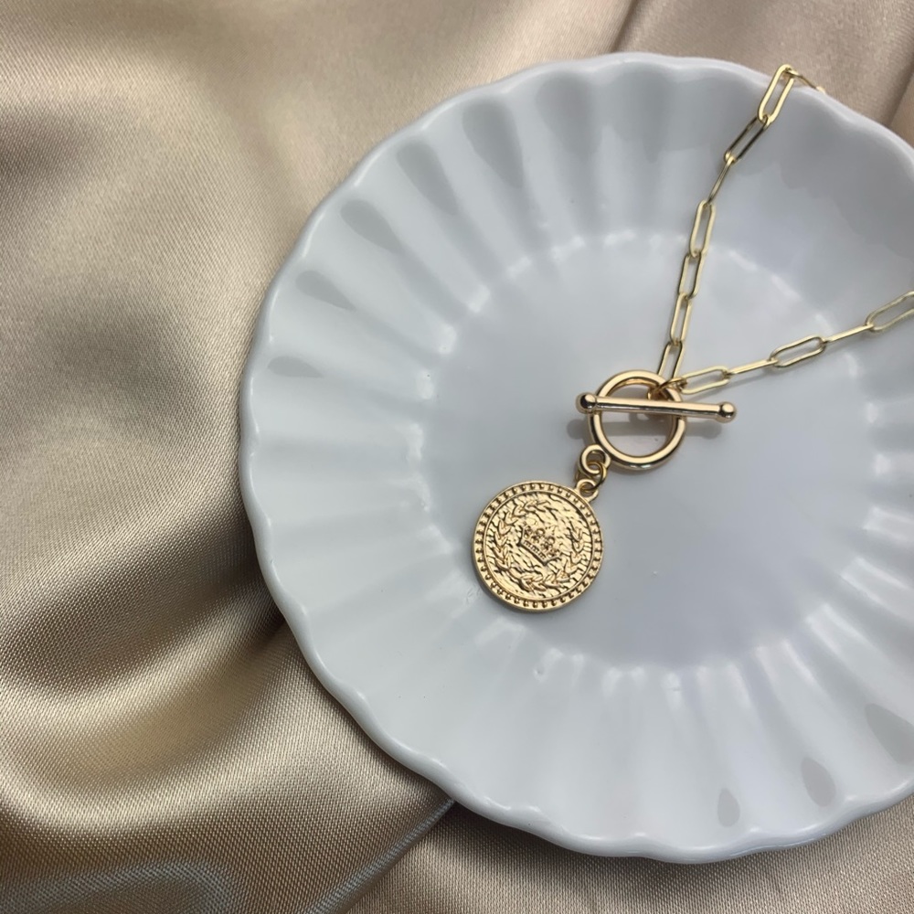 18k Gold Plated Chain Necklace - NEW